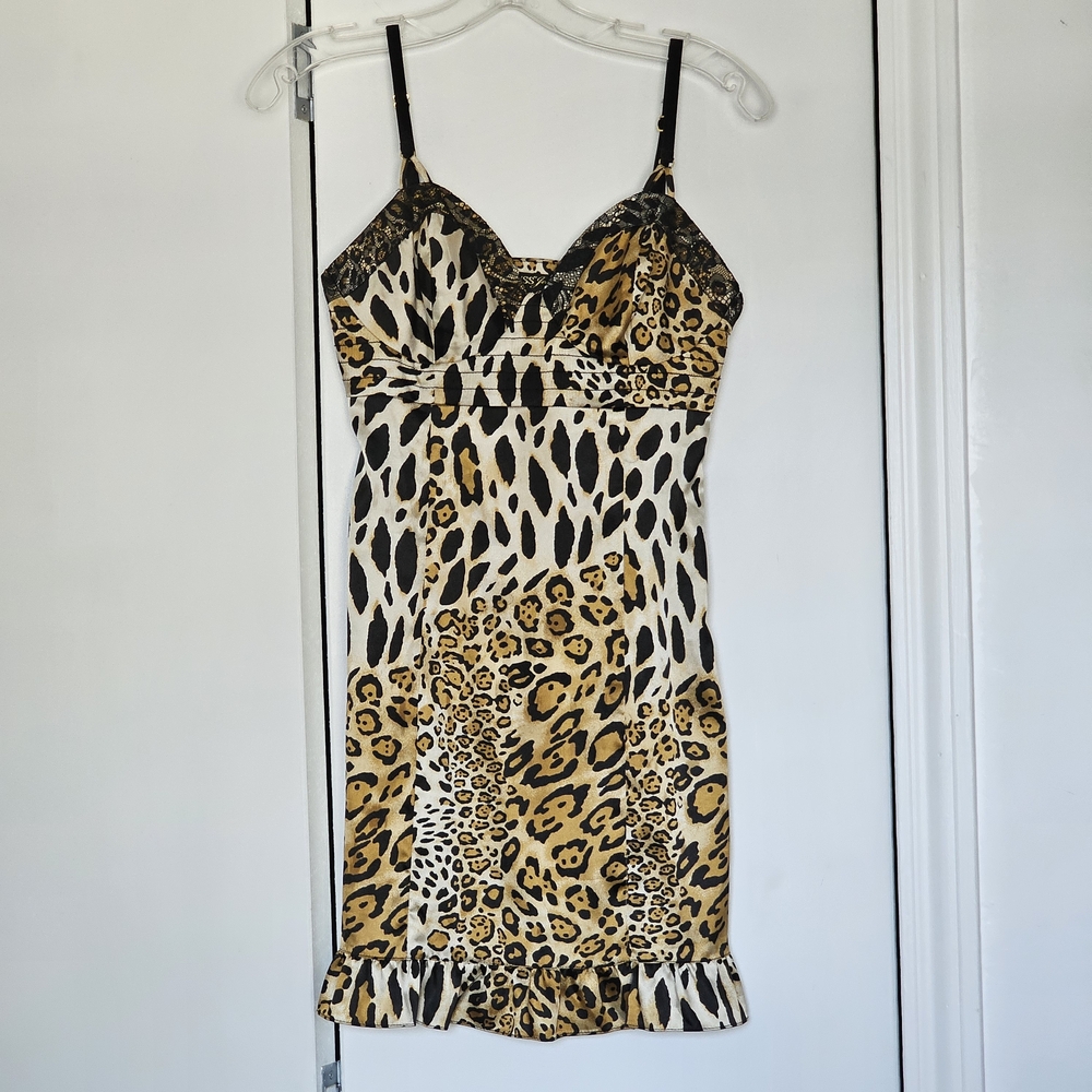 Amazing Guess Leopard Print Dress - Sexy Lingerie Style